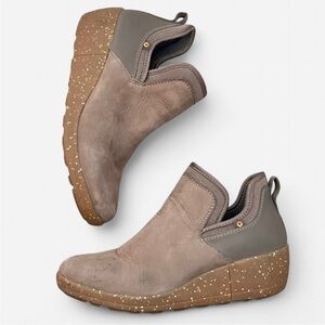 Bogs Vista Open Wedge Leather Ankle Boots Size Women’s US 7